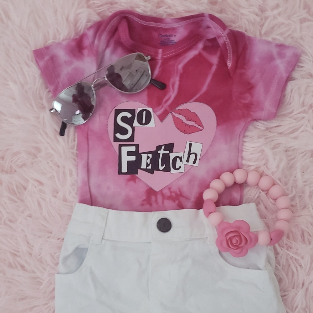 Mean Girls Baby Girl Tie Dye Onesie